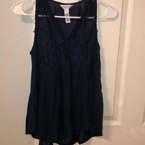 cute navy tank